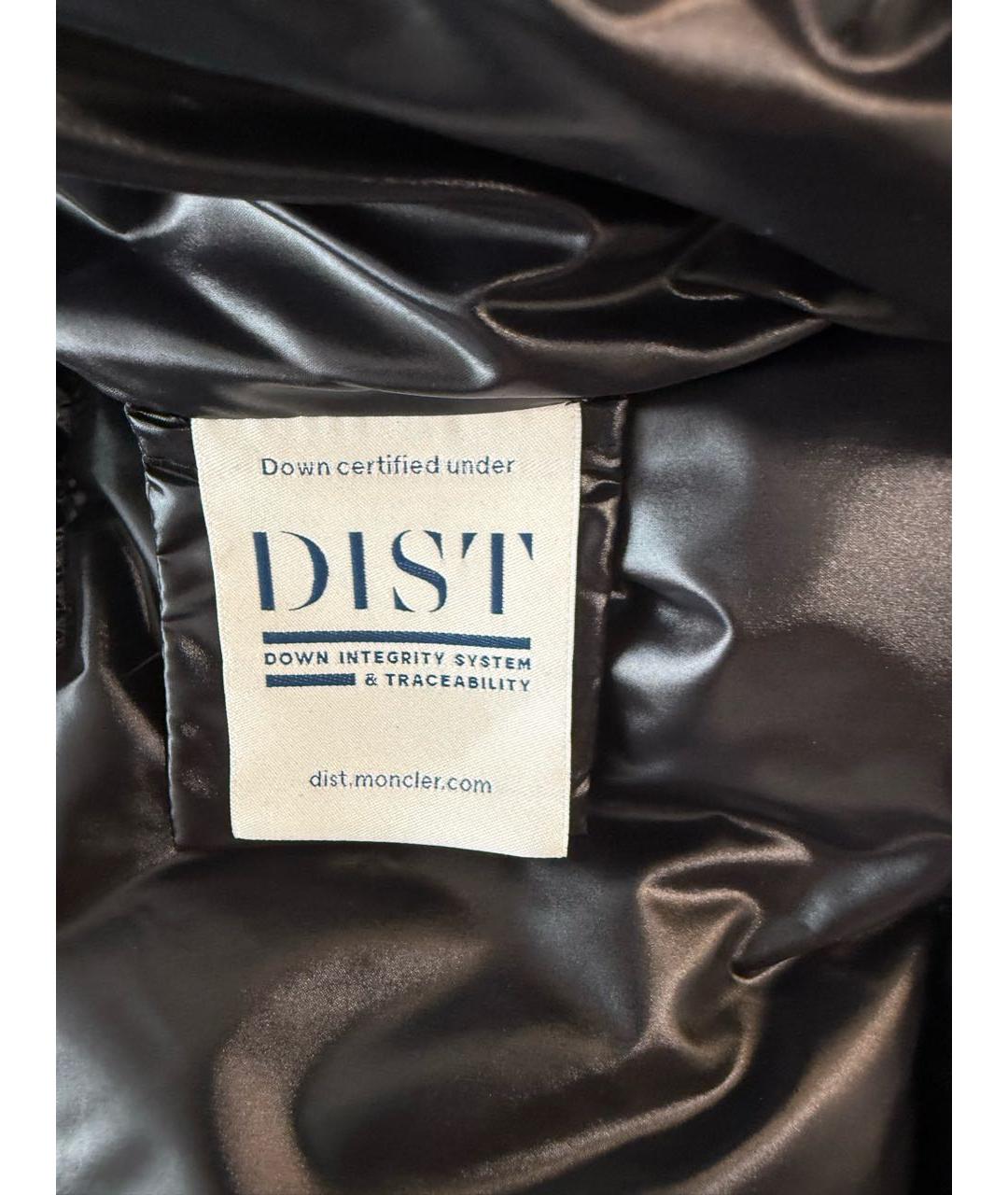 MONCLER Черный пуховик, фото 7