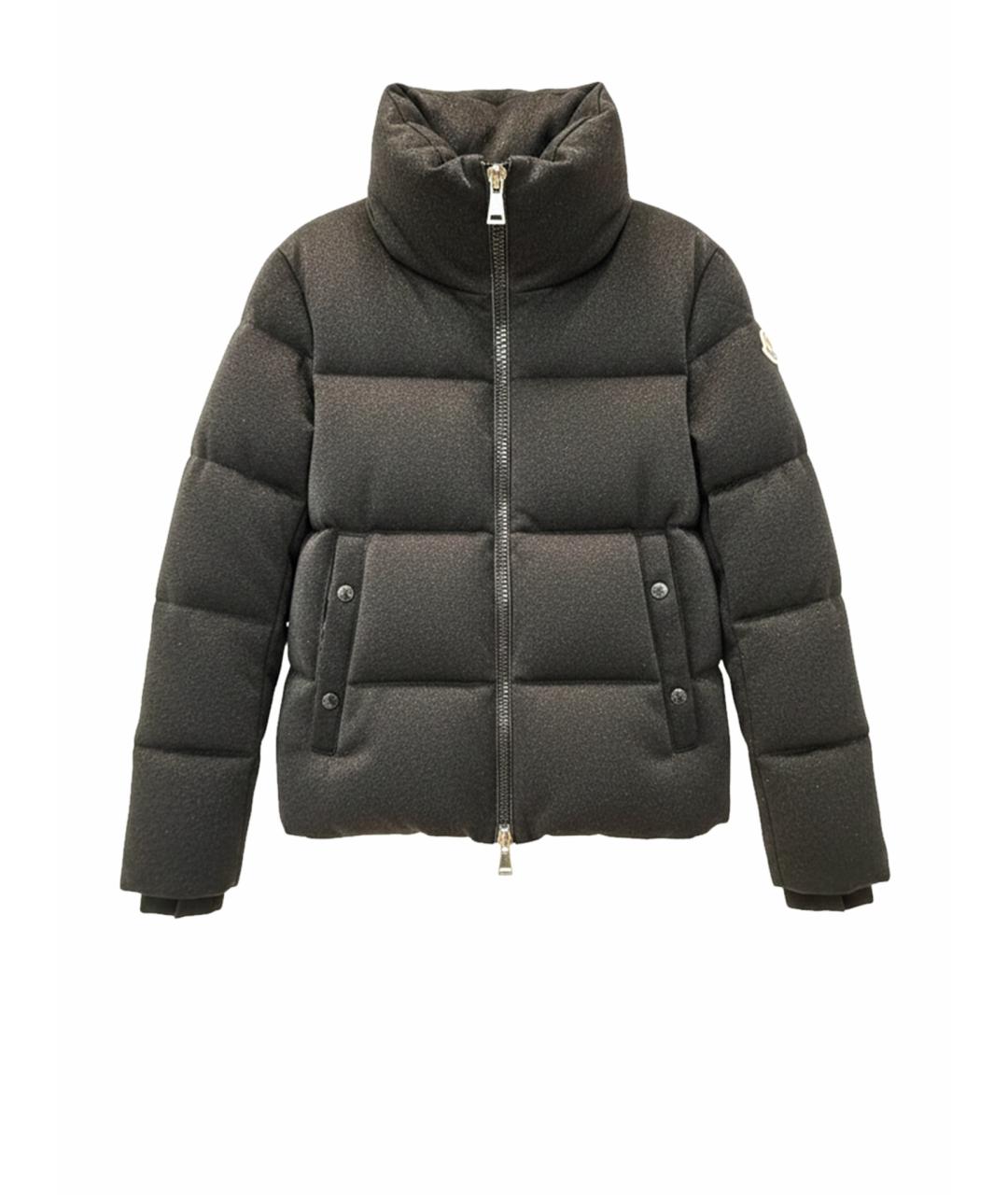 MONCLER Черный пуховик, фото 9