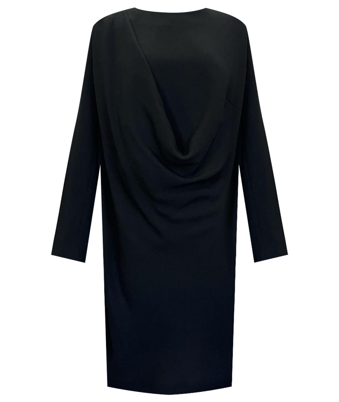 PATRIZIA PEPE Черное полиэстеровое повседневное платье, фото 1