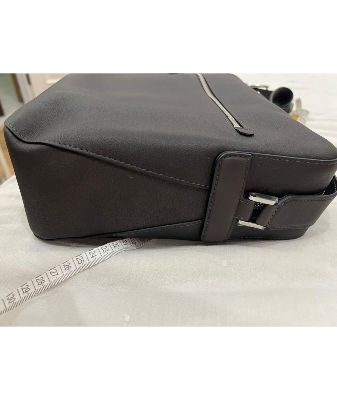 MONTBLANC Черная кожаная сумка на плечо, фото 2