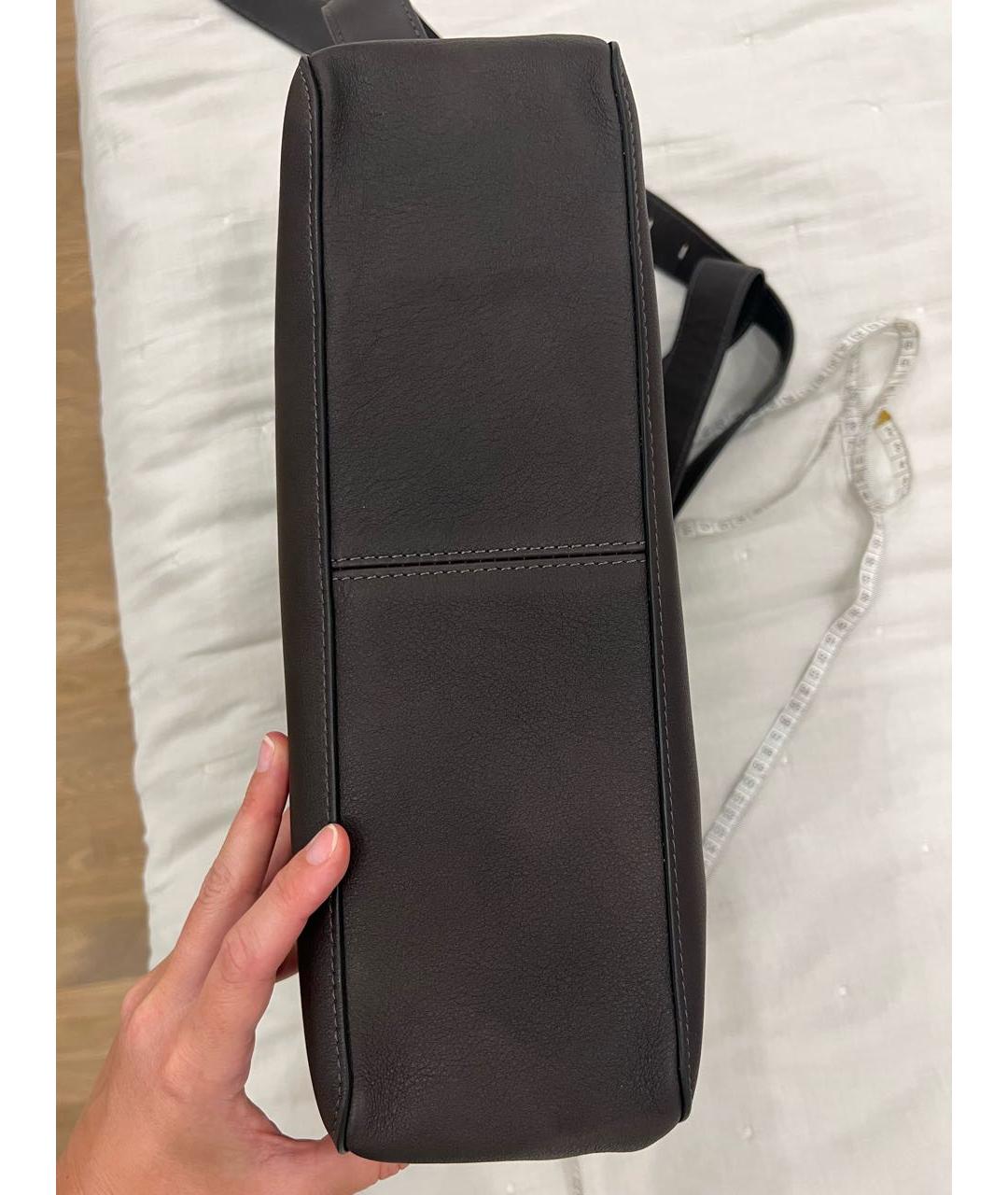 MONTBLANC Черная кожаная сумка на плечо, фото 3