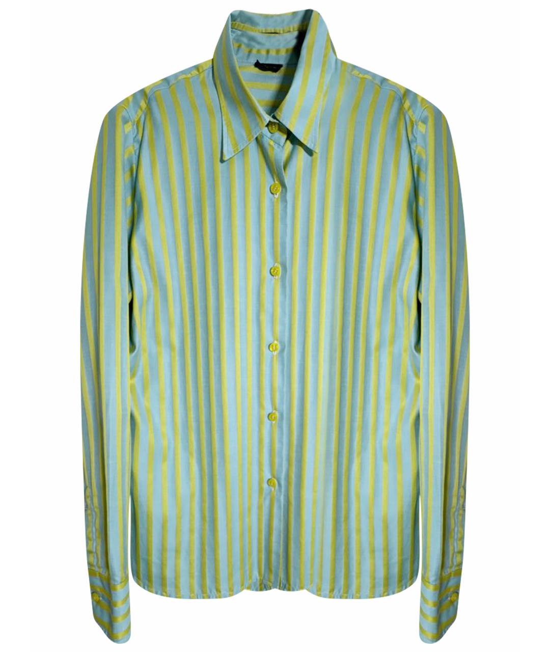 KITON Зеленая шелковая рубашка, фото 1