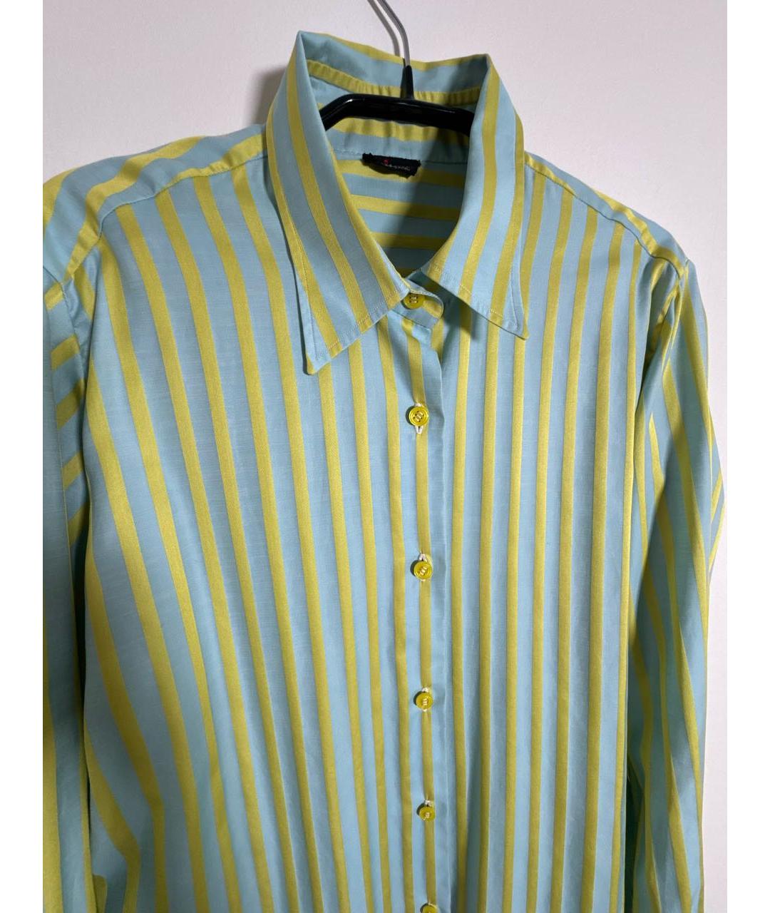 KITON Зеленая шелковая рубашка, фото 3