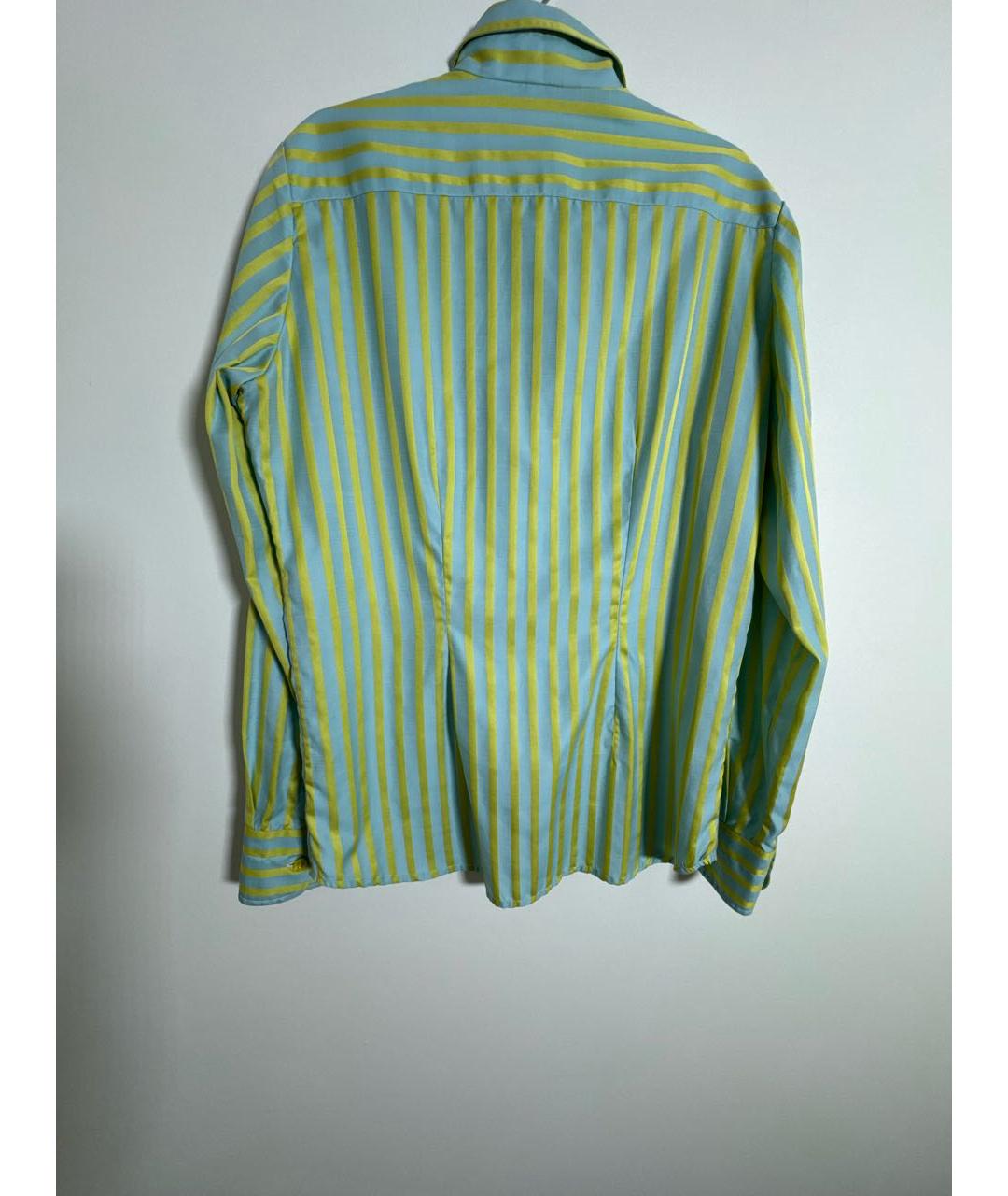 KITON Зеленая шелковая рубашка, фото 2