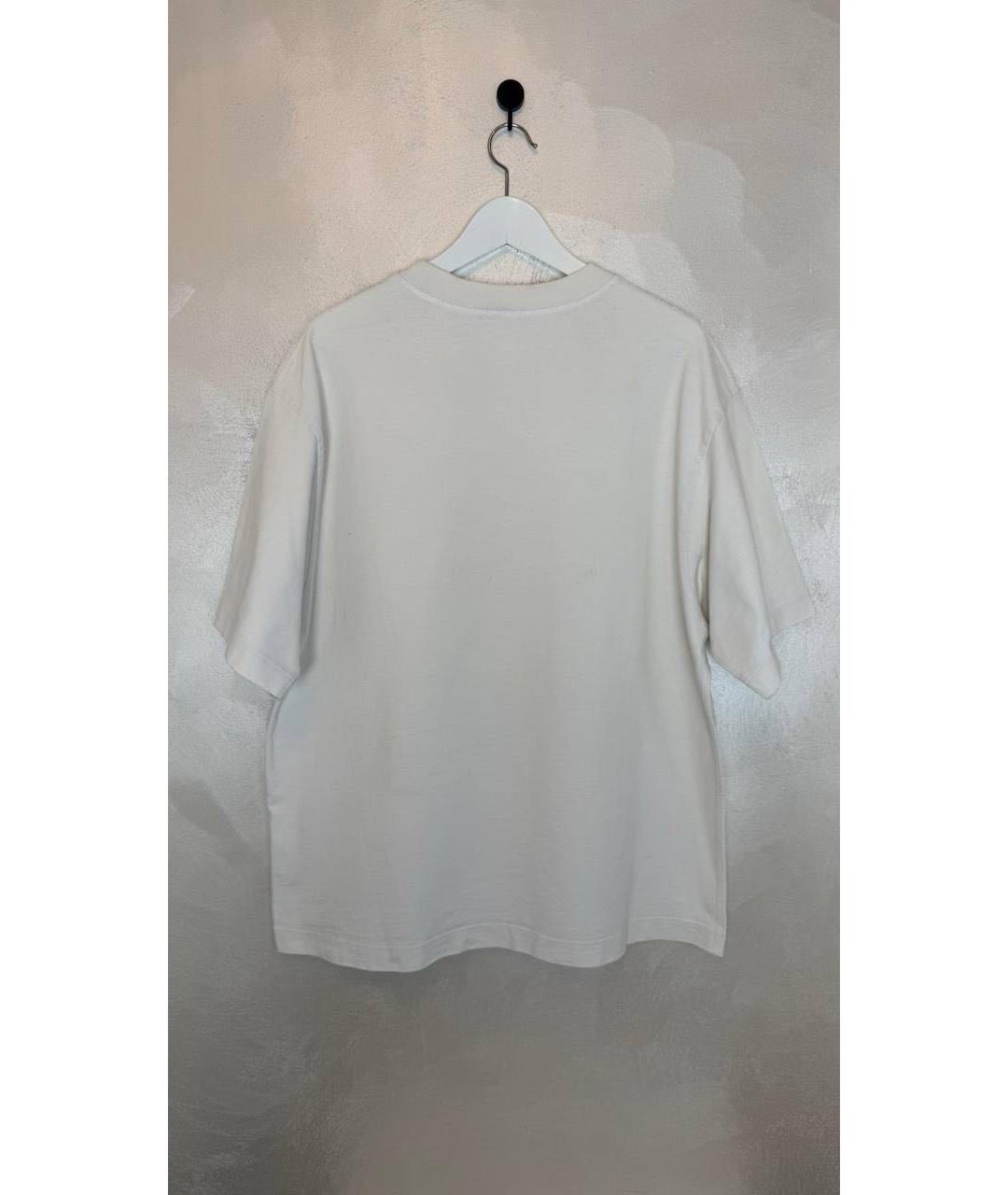 ACNE STUDIOS Белая хлопковая футболка, фото 3