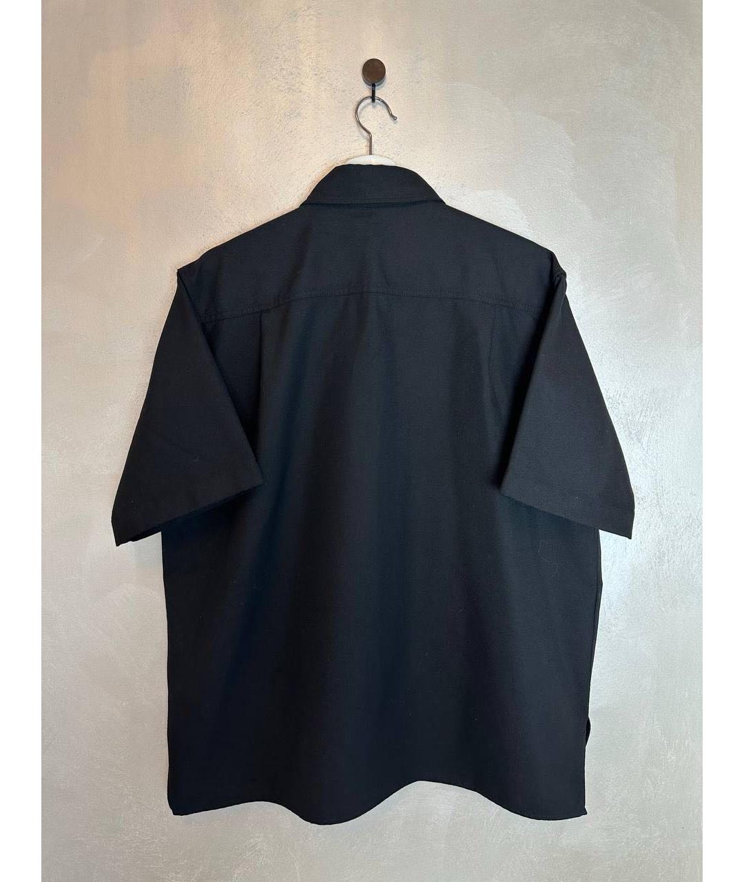 ACNE STUDIOS Черная хлопковая кэжуал рубашка, фото 2