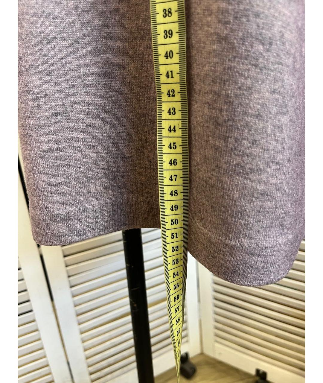 ETRO Фиолетовая шерстяная юбка миди, фото 5