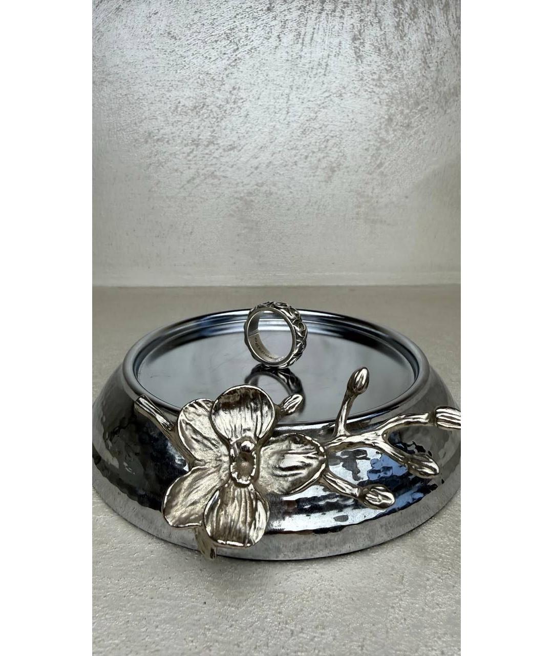 CHROME HEARTS Антрацитовое серебряное кольцо, фото 3