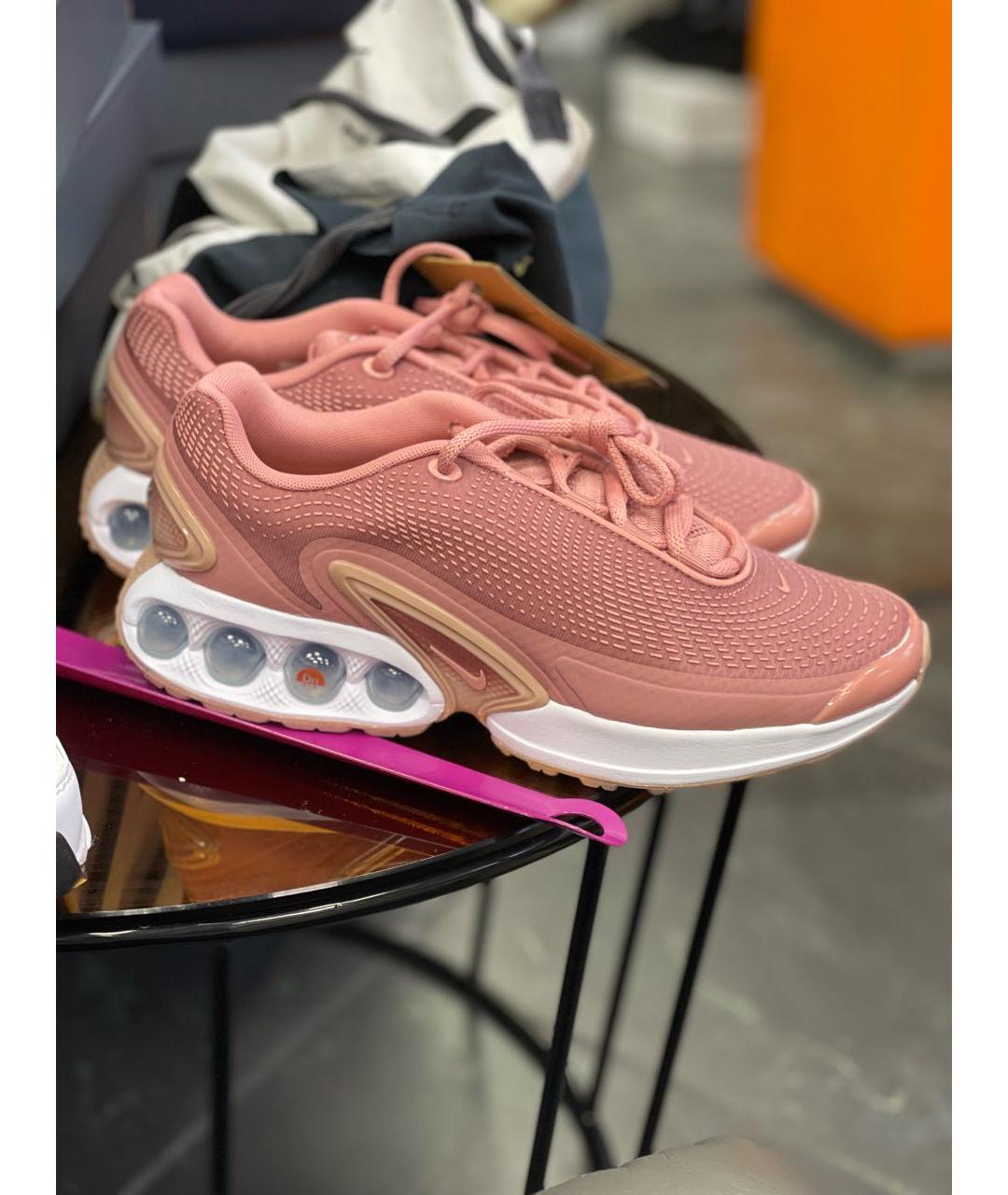 NIKE Розовые синтетические кроссовки, фото 4