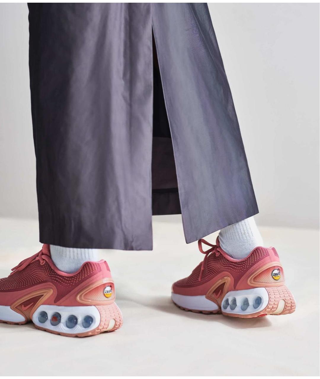 NIKE Розовые синтетические кроссовки, фото 3