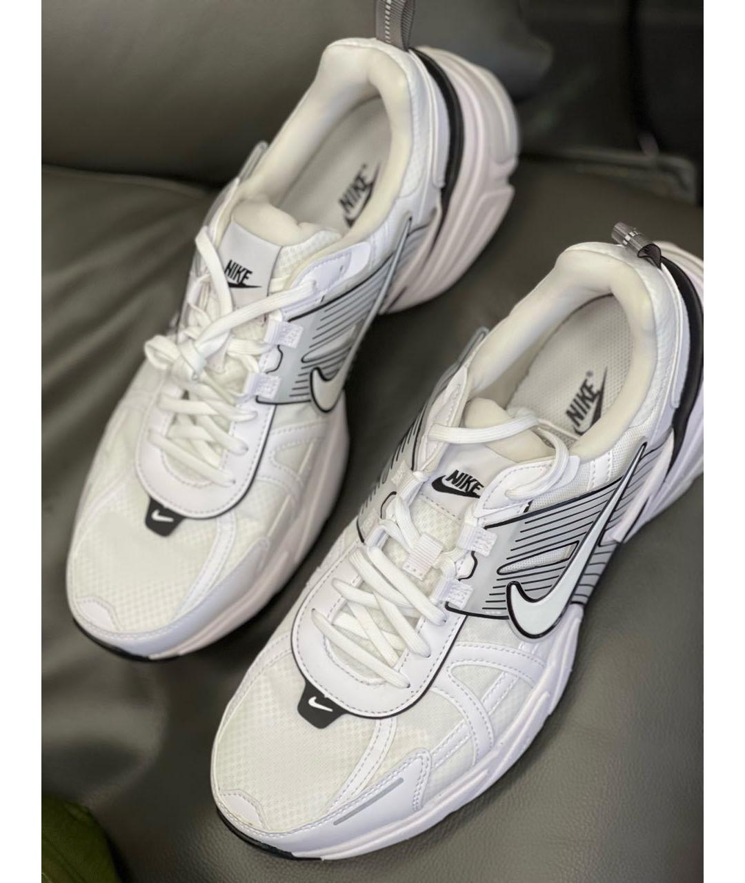 NIKE Белые текстильные кроссовки, фото 8