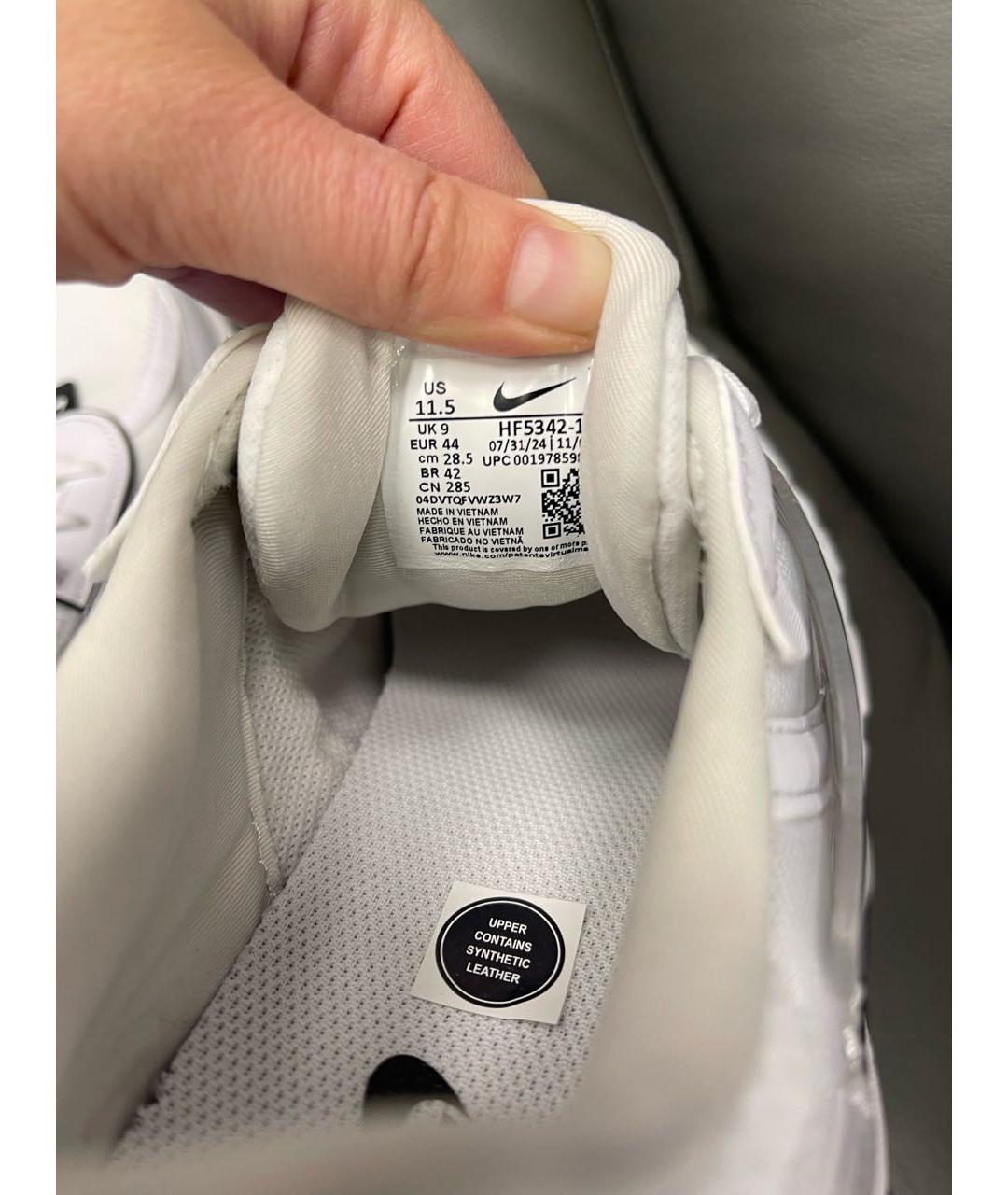 NIKE Белые текстильные кроссовки, фото 5