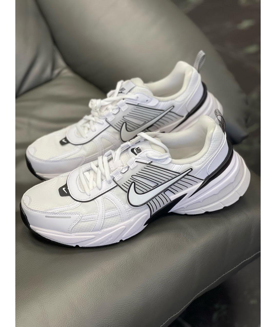 NIKE Белые текстильные кроссовки, фото 4