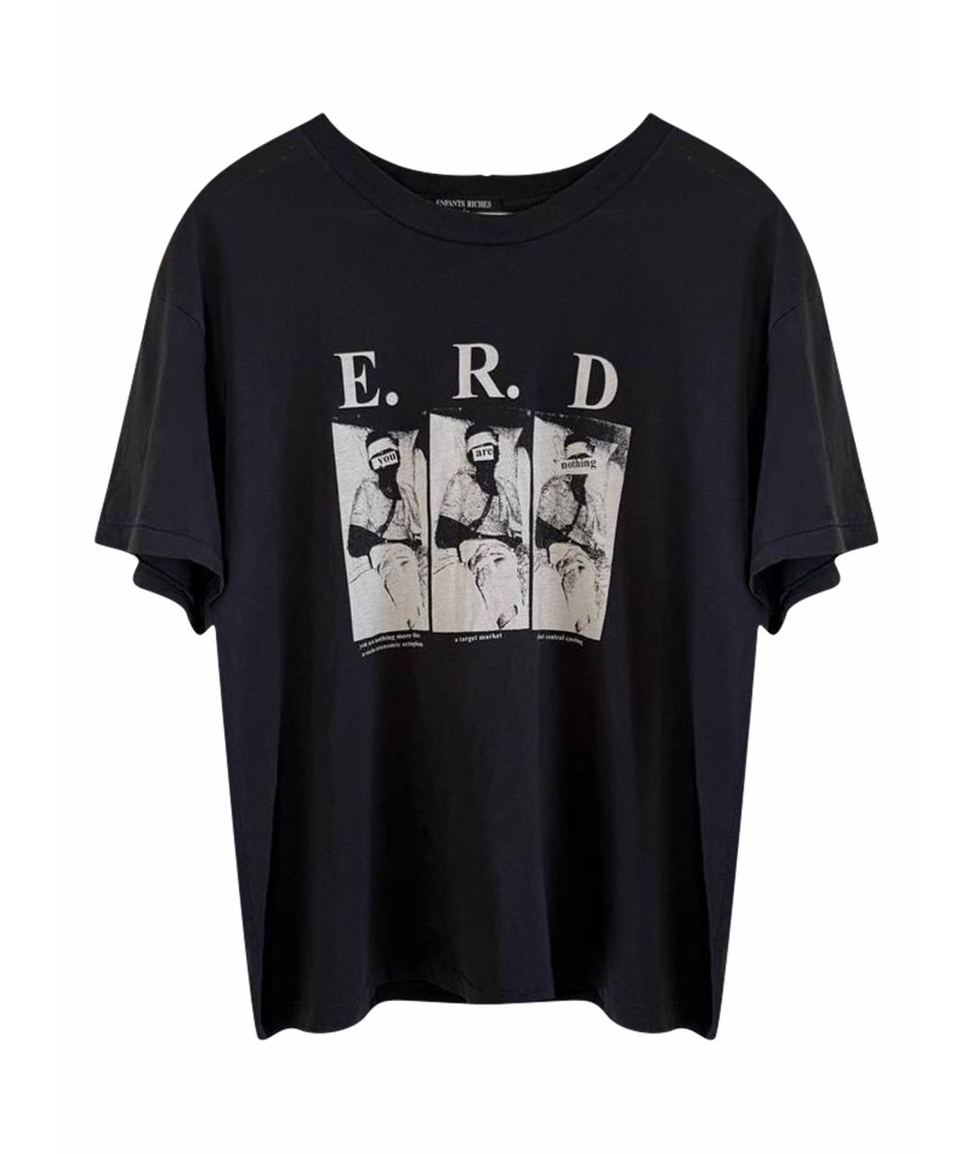 Enfants Riches Déprimés Черная хлопковая футболка, фото 1