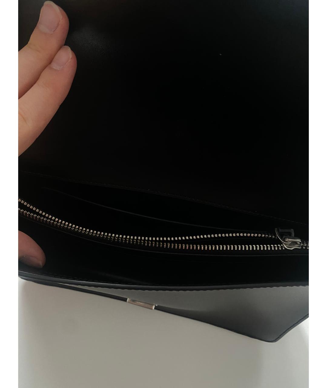 PINKO Черная кожаная сумка через плечо, фото 7