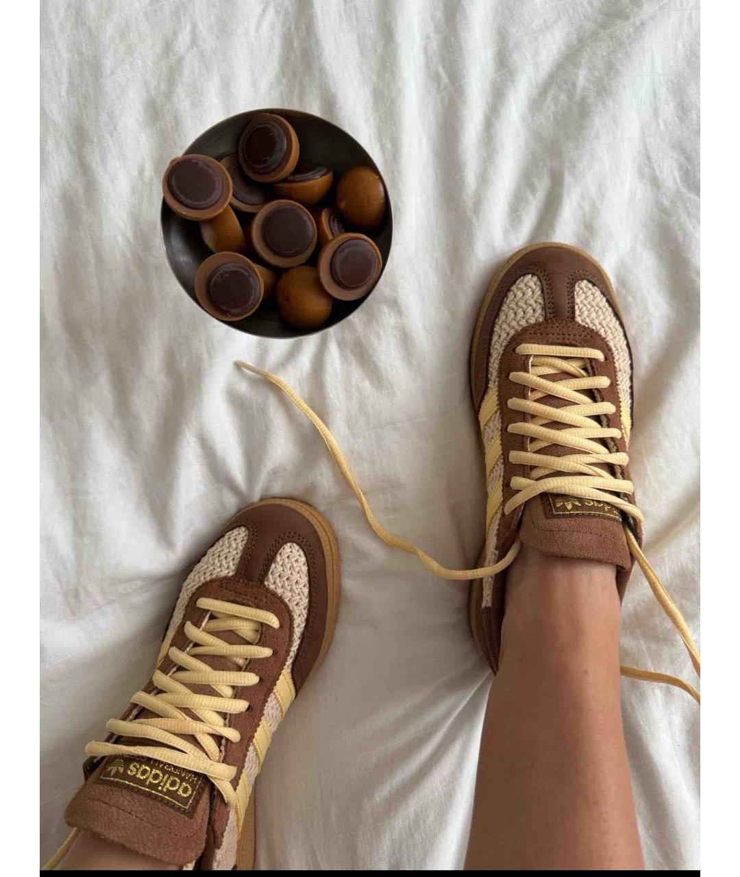 ADIDAS Коричневые замшевые кеды, фото 4