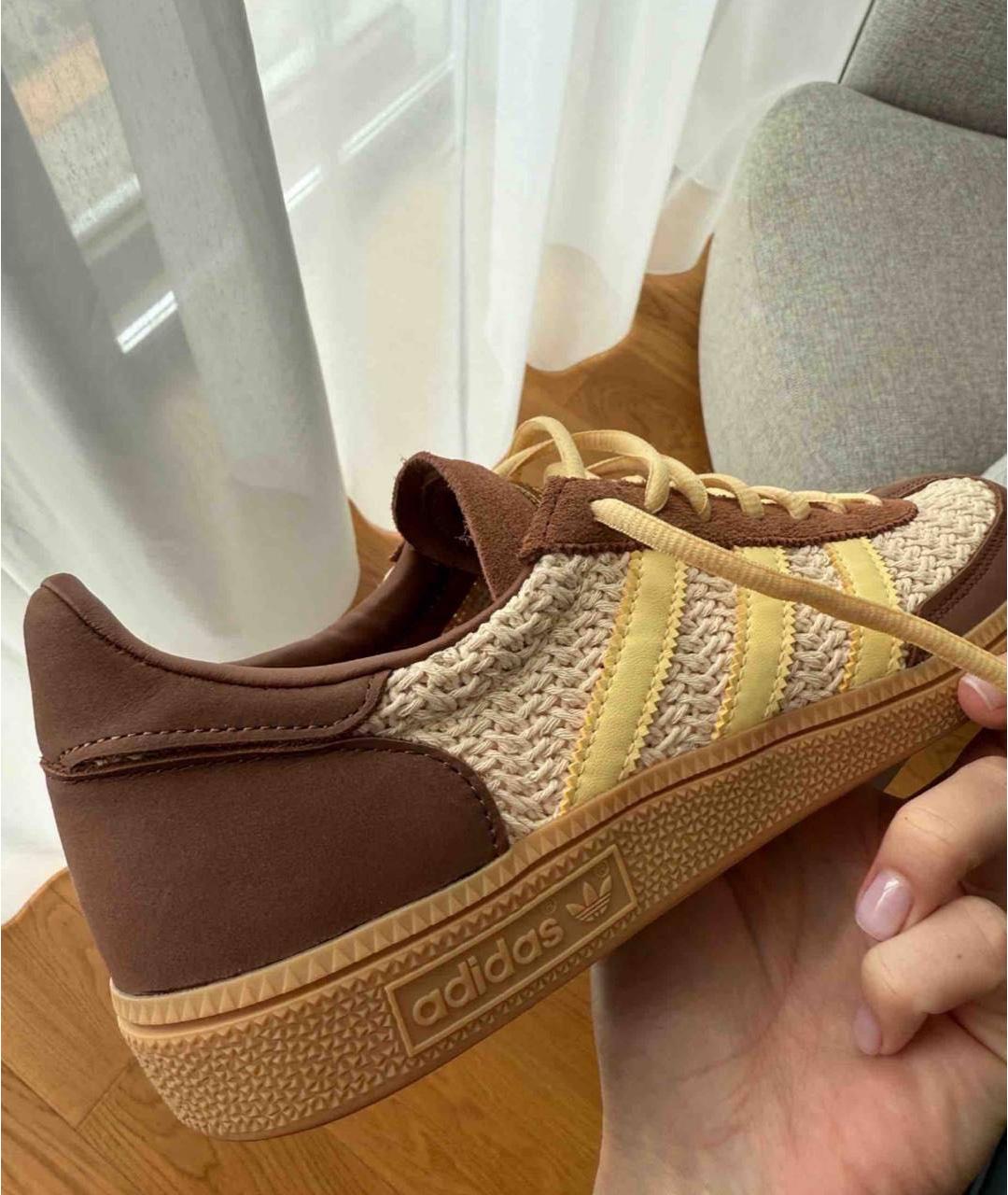 ADIDAS Коричневые замшевые кеды, фото 3