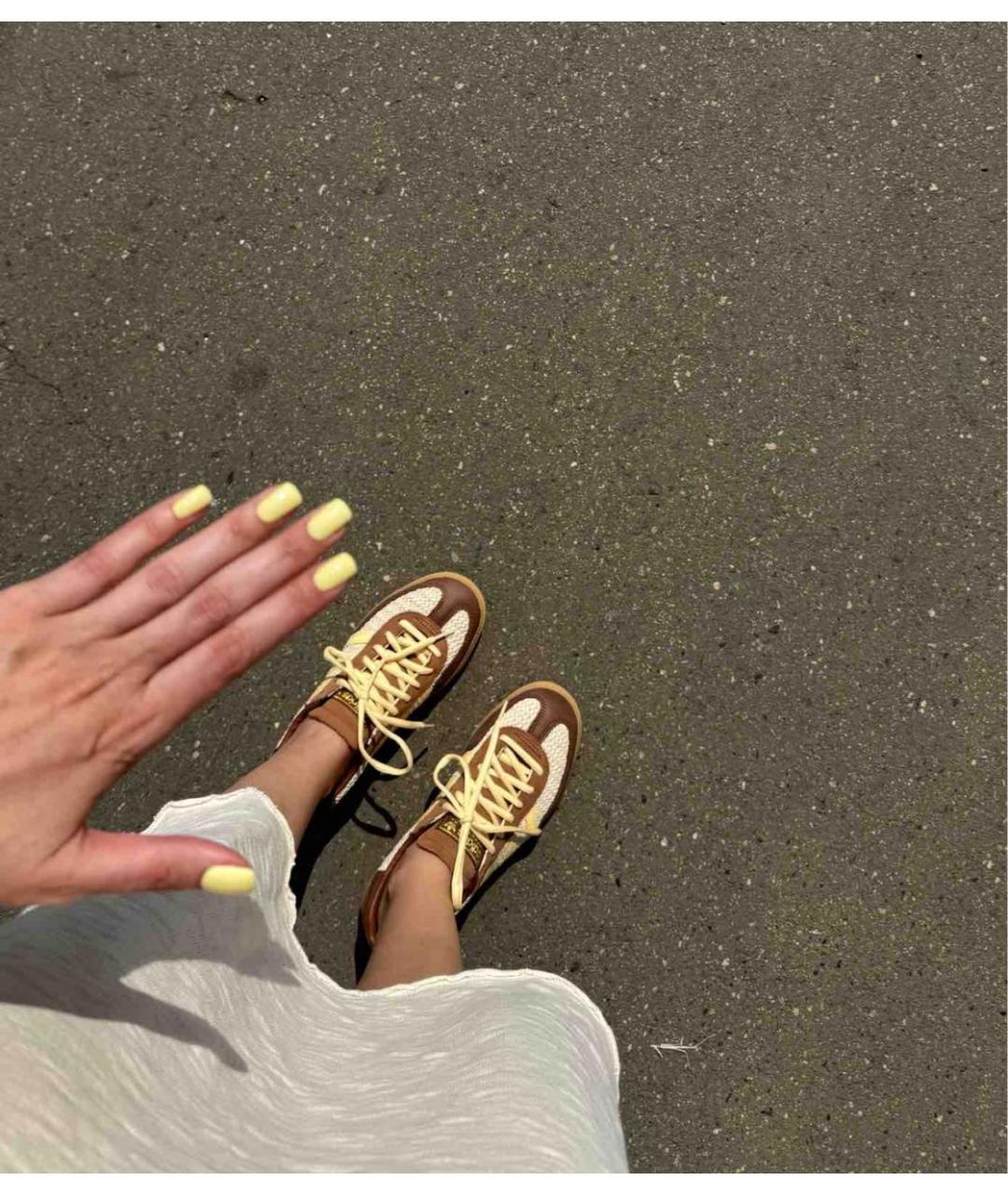 ADIDAS Коричневые замшевые кеды, фото 5