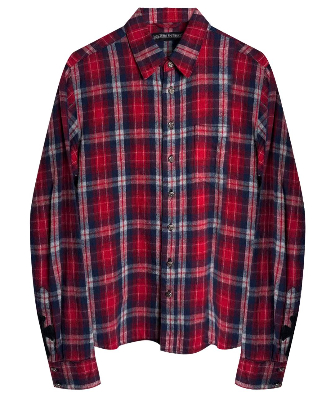 CHROME HEARTS Красная хлопковая кэжуал рубашка, фото 1
