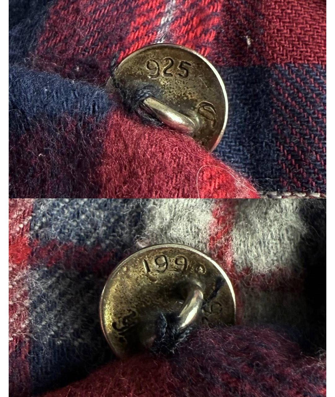 CHROME HEARTS Красная хлопковая кэжуал рубашка, фото 5