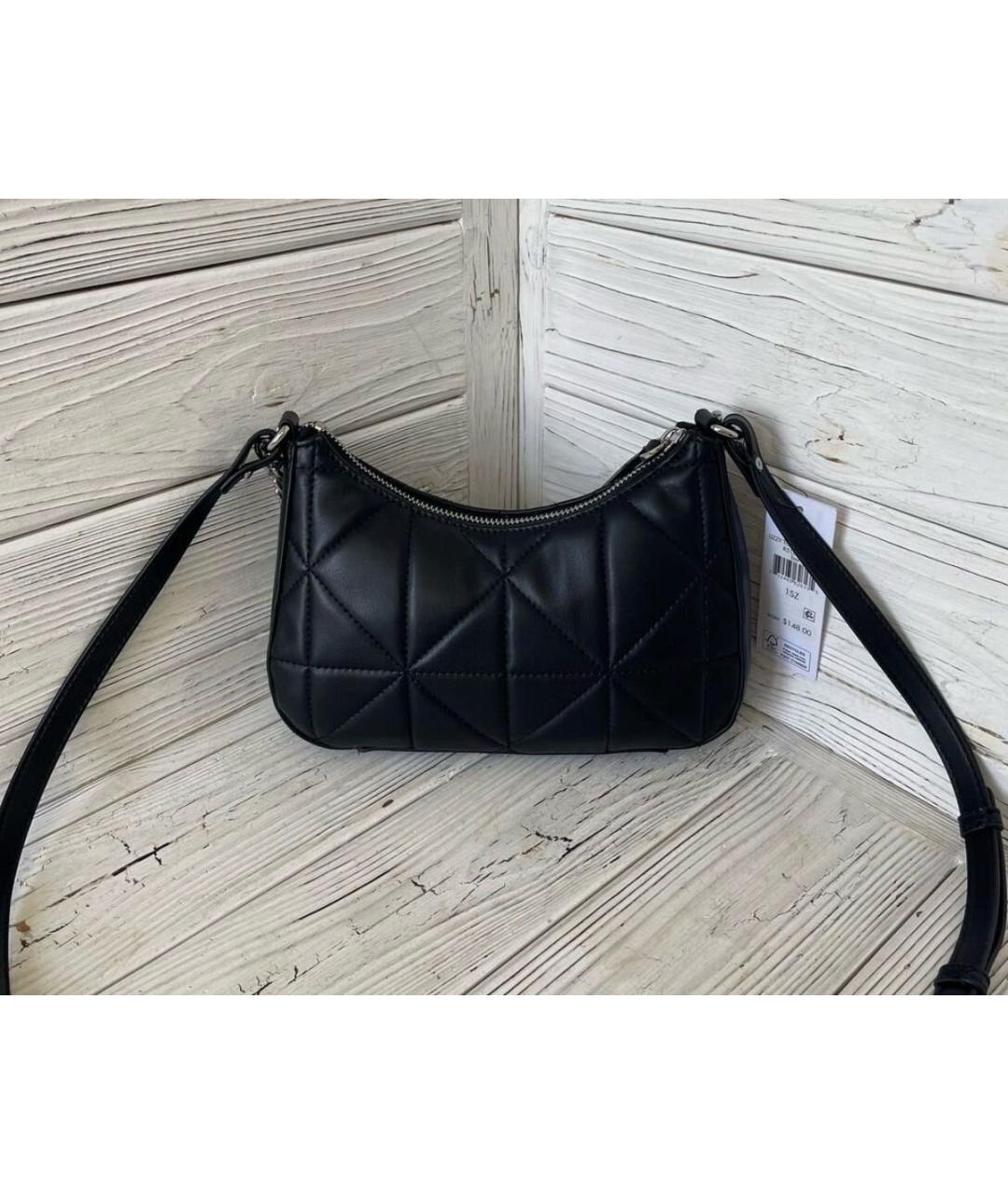 DKNY Черная сумка через плечо из искусственной кожи, фото 5