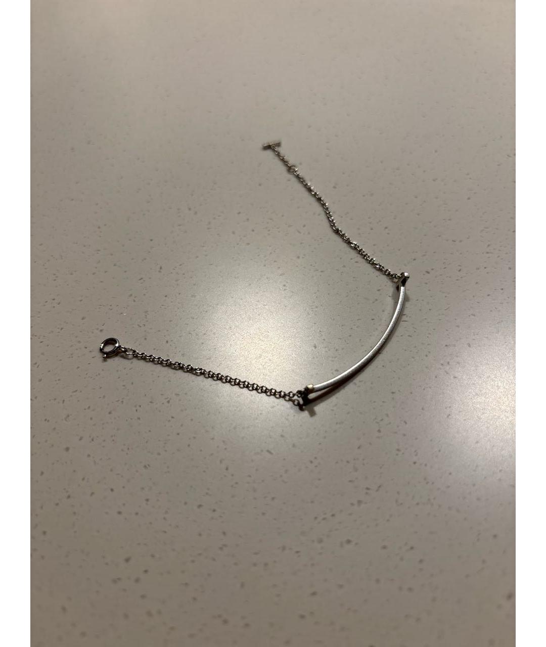 TIFFANY&CO Серебрянный браслет из белого золота, фото 2