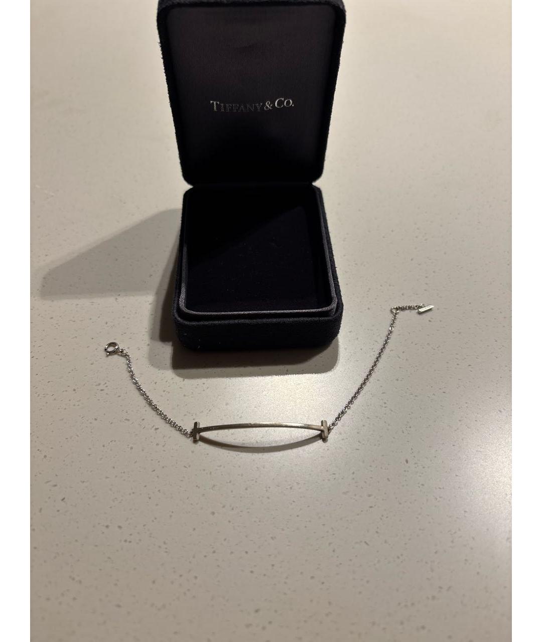 TIFFANY&CO Серебрянный браслет из белого золота, фото 5