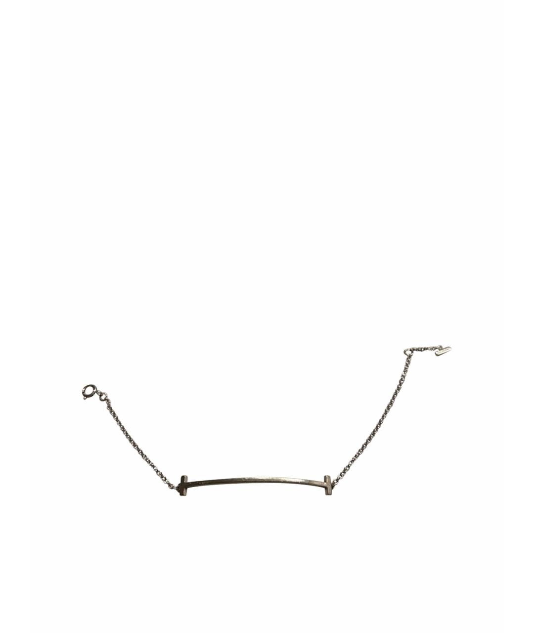 TIFFANY&CO Серебрянный браслет из белого золота, фото 1