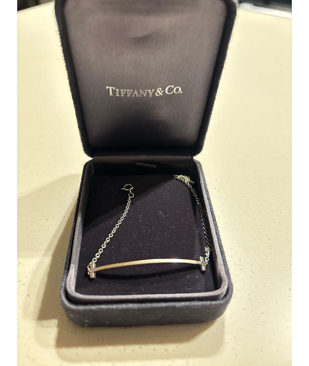 TIFFANY&CO Серебрянный браслет из белого золота, фото 4