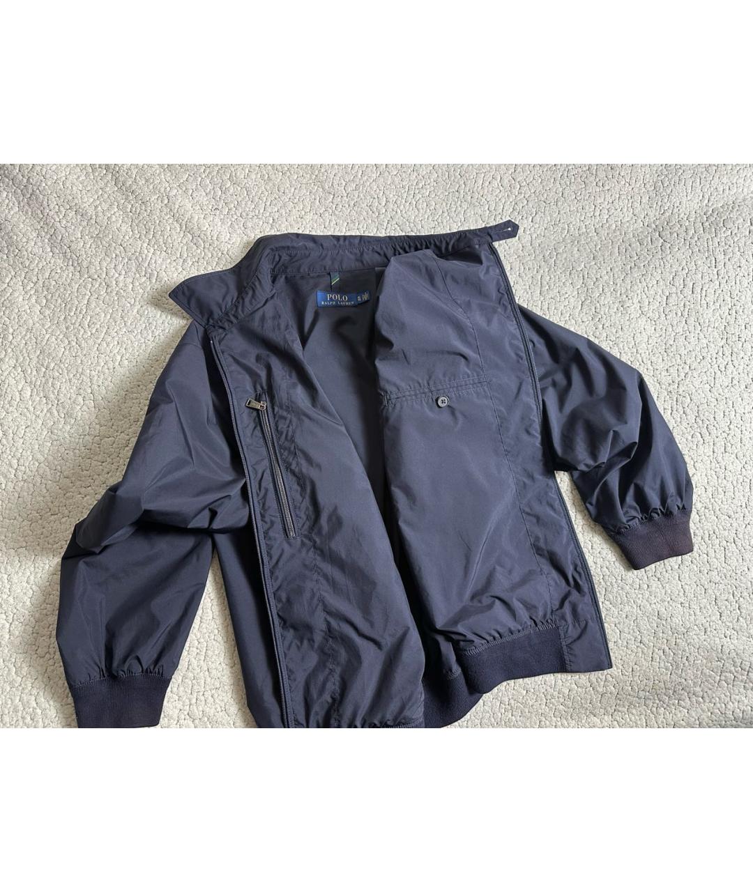 POLO RALPH LAUREN Темно-синяя полиэстеровая куртка, фото 6