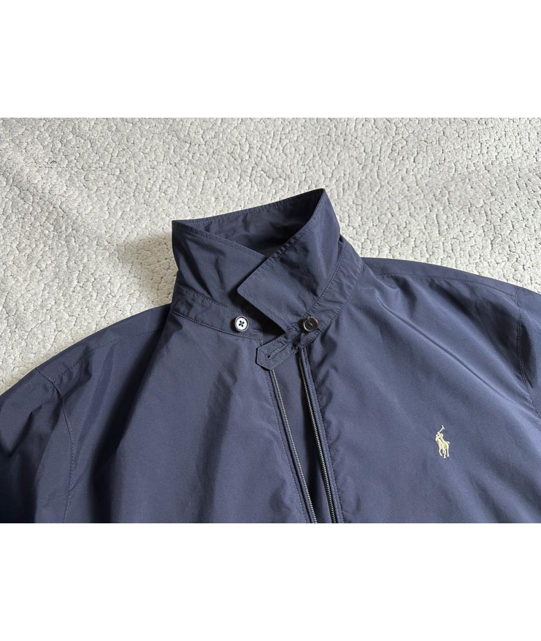 POLO RALPH LAUREN Темно-синяя полиэстеровая куртка, фото 5