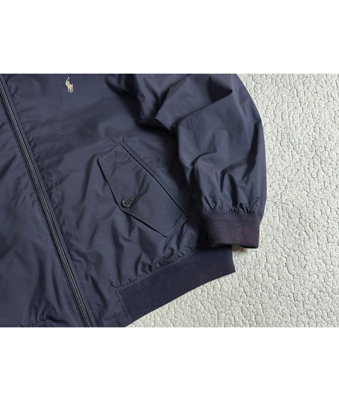 POLO RALPH LAUREN Темно-синяя полиэстеровая куртка, фото 4