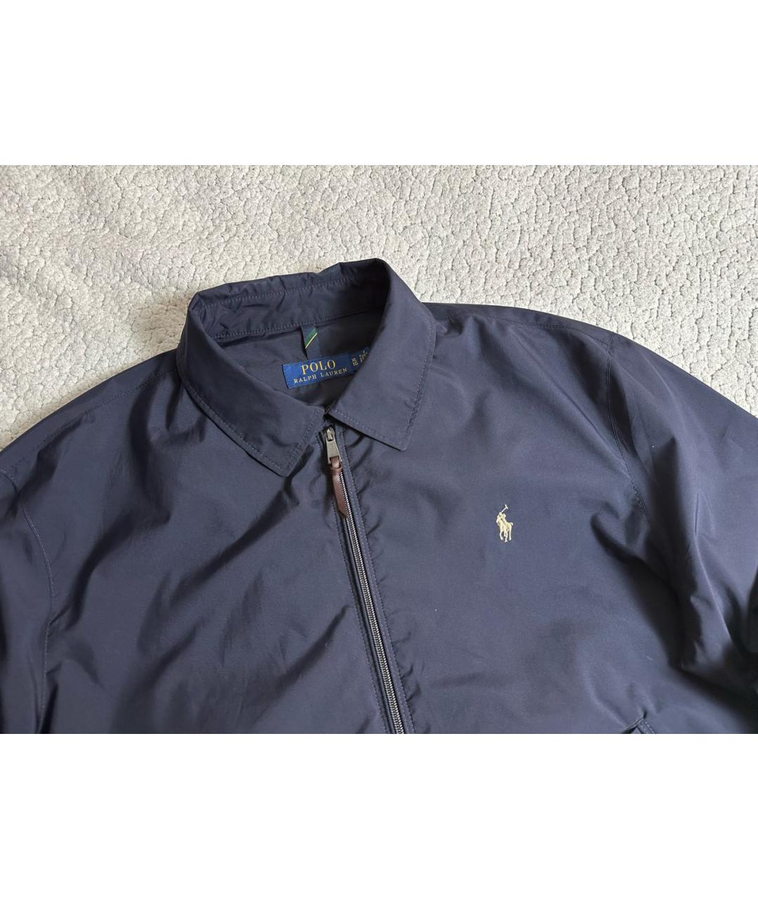 POLO RALPH LAUREN Темно-синяя полиэстеровая куртка, фото 2