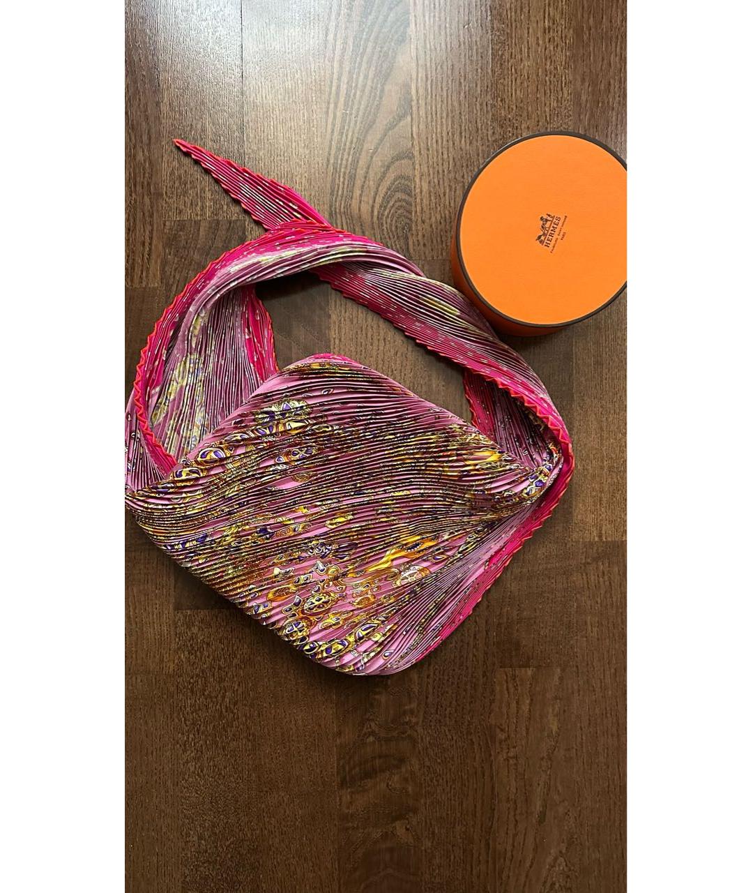 HERMES Мульти шелковый платок, фото 5