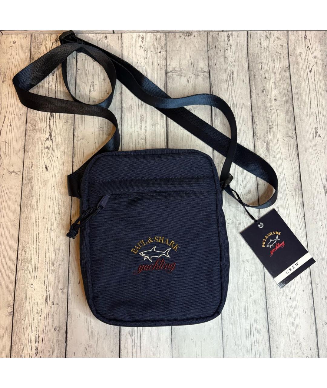 PAUL & SHARK Синяя сумка на плечо, фото 8