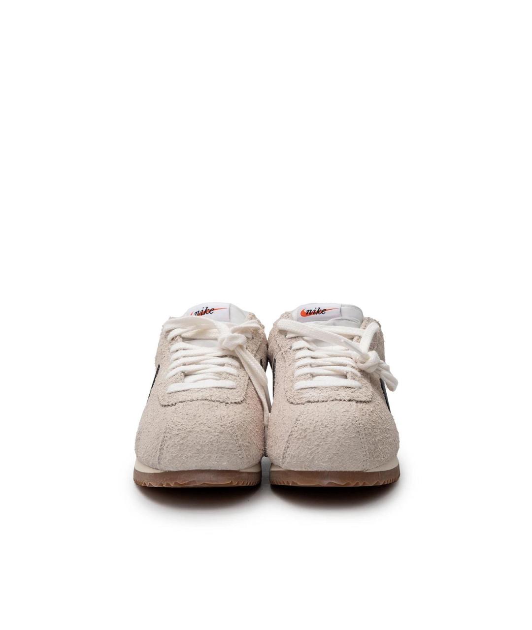 NIKE Бежевые замшевые кроссовки, фото 4