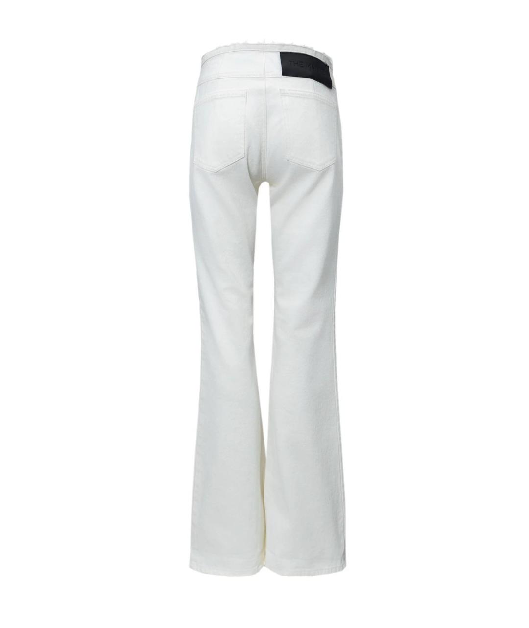 THE MANNEI Белые хлопковые прямые джинсы, фото 2