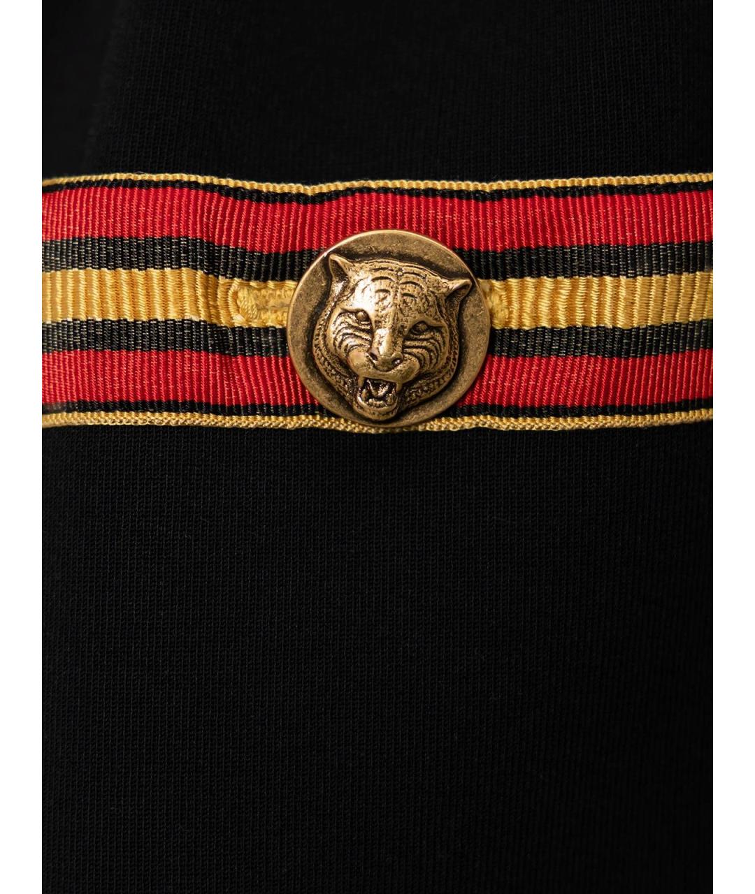 GUCCI Черное вискозное повседневное платье, фото 3