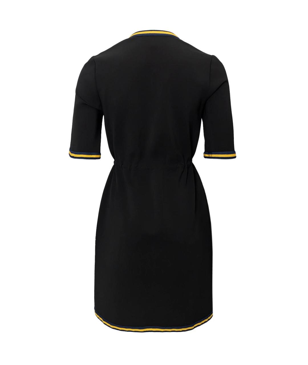 GUCCI Черное вискозное повседневное платье, фото 2