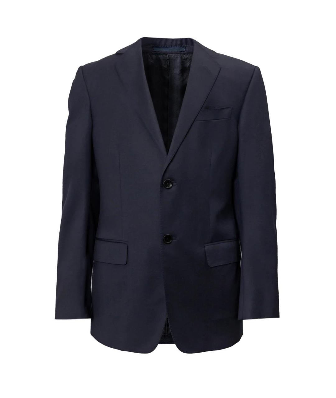 GUCCI Синий шерстяной жакет/пиджак, фото 1