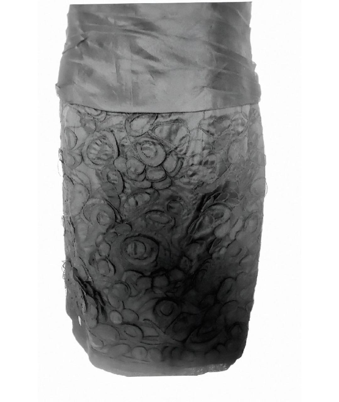 PINKO Черное полиэстеровое коктейльное платье, фото 3