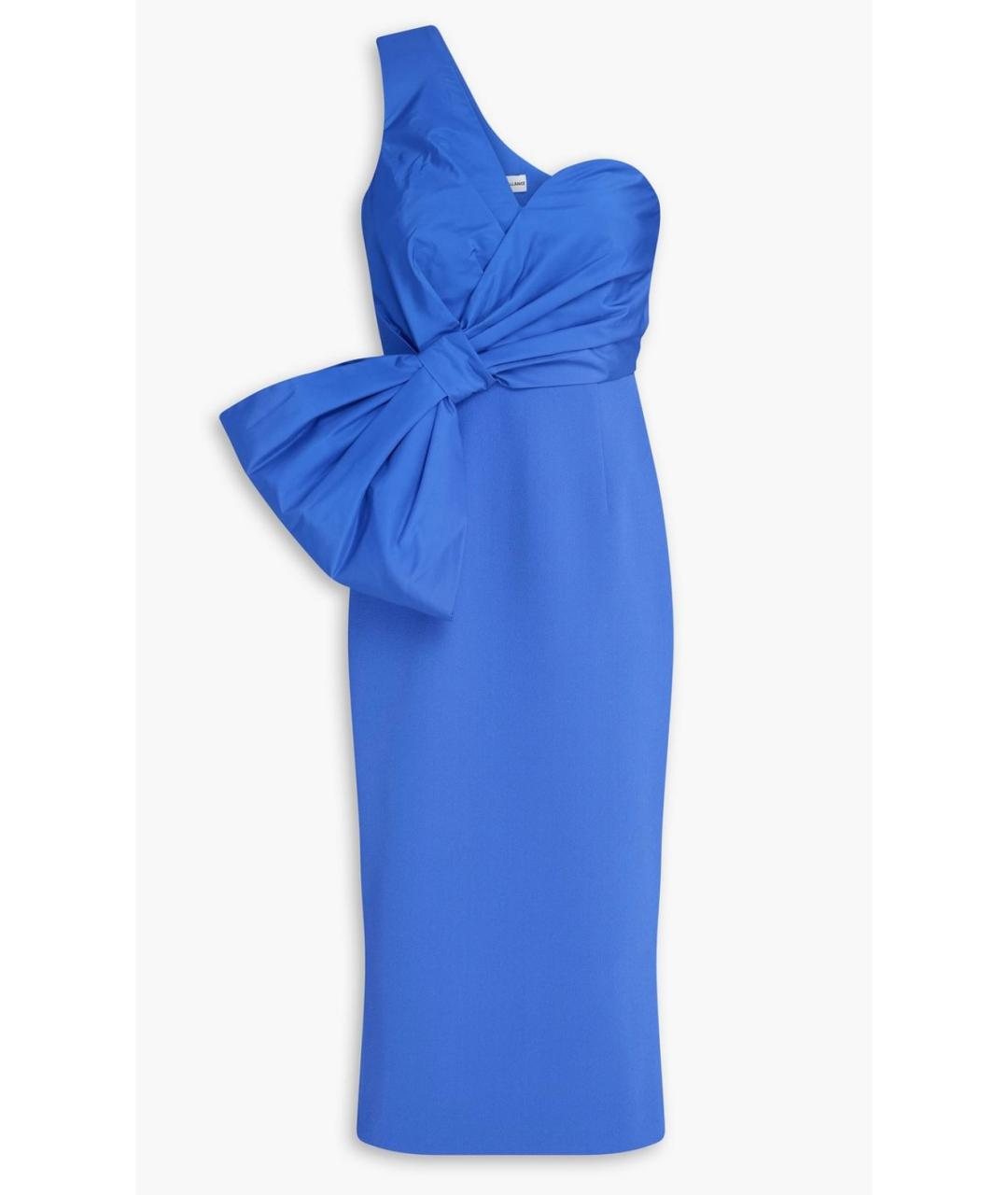 REBECCA VALLANCE Синее полиэстеровое коктейльное платье, фото 6
