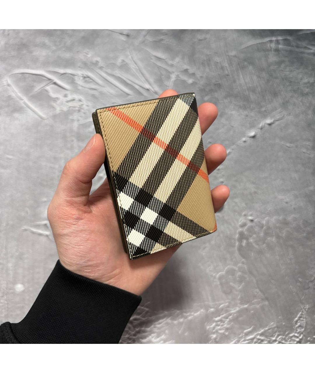 BURBERRY Бежевый кардхолдер, фото 3