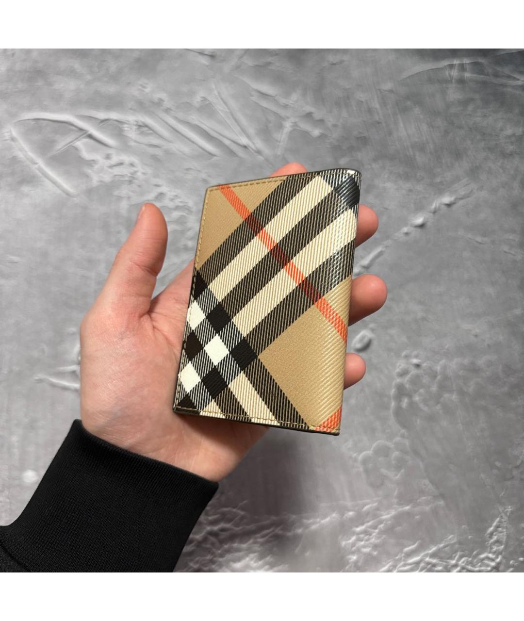 BURBERRY Бежевый кардхолдер, фото 4
