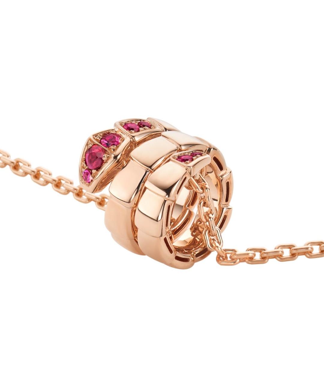 BVLGARI Золотая подвеска из розового золота, фото 4