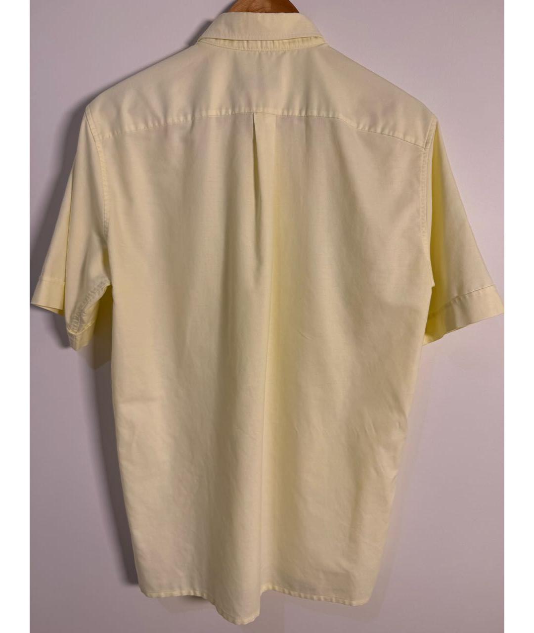 SAINT LAURENT Желтая хлопковая рубашка, фото 2