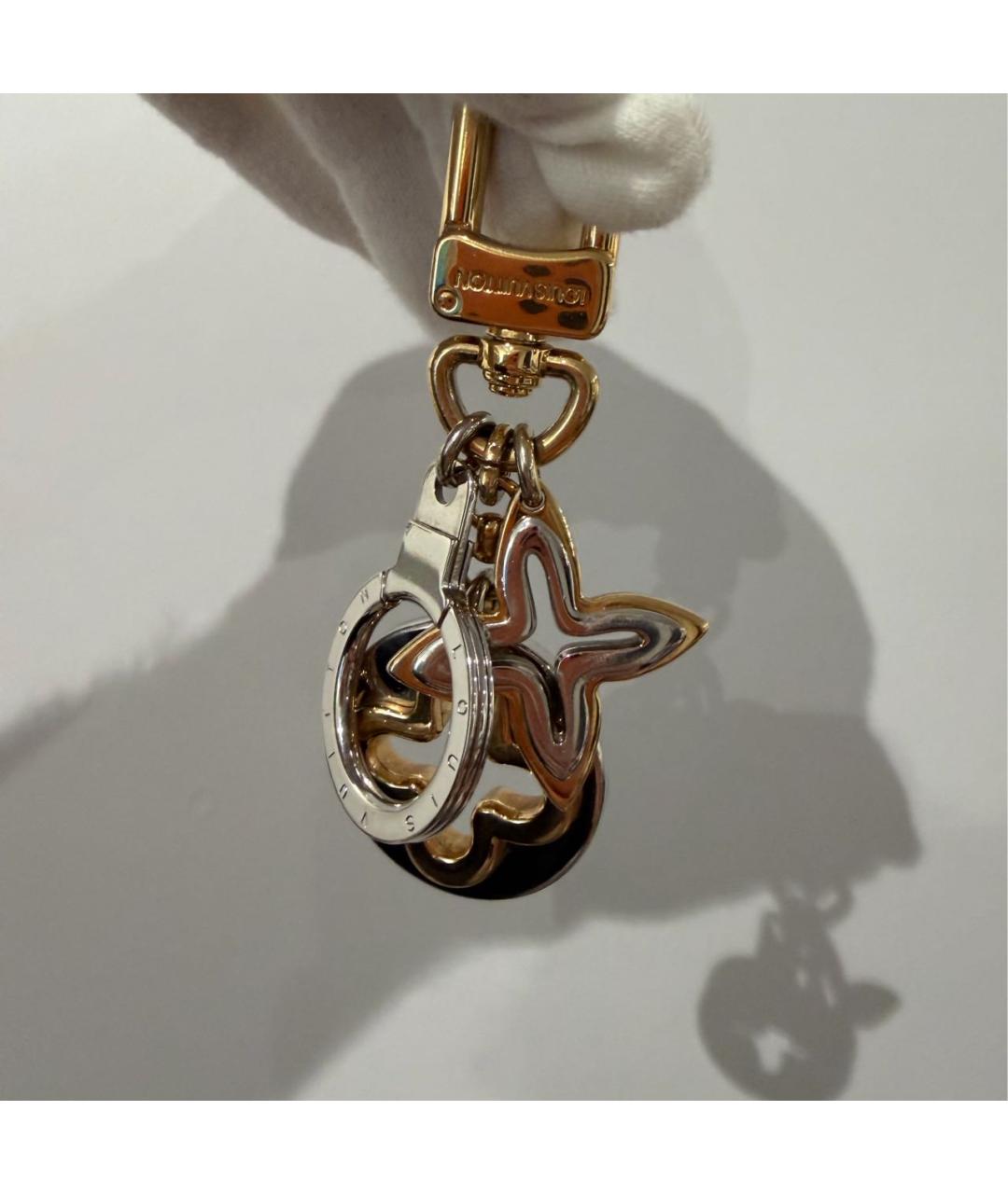 LOUIS VUITTON Золотой брелок, фото 6