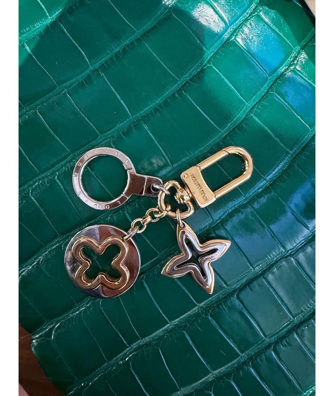 LOUIS VUITTON Золотой брелок, фото 3