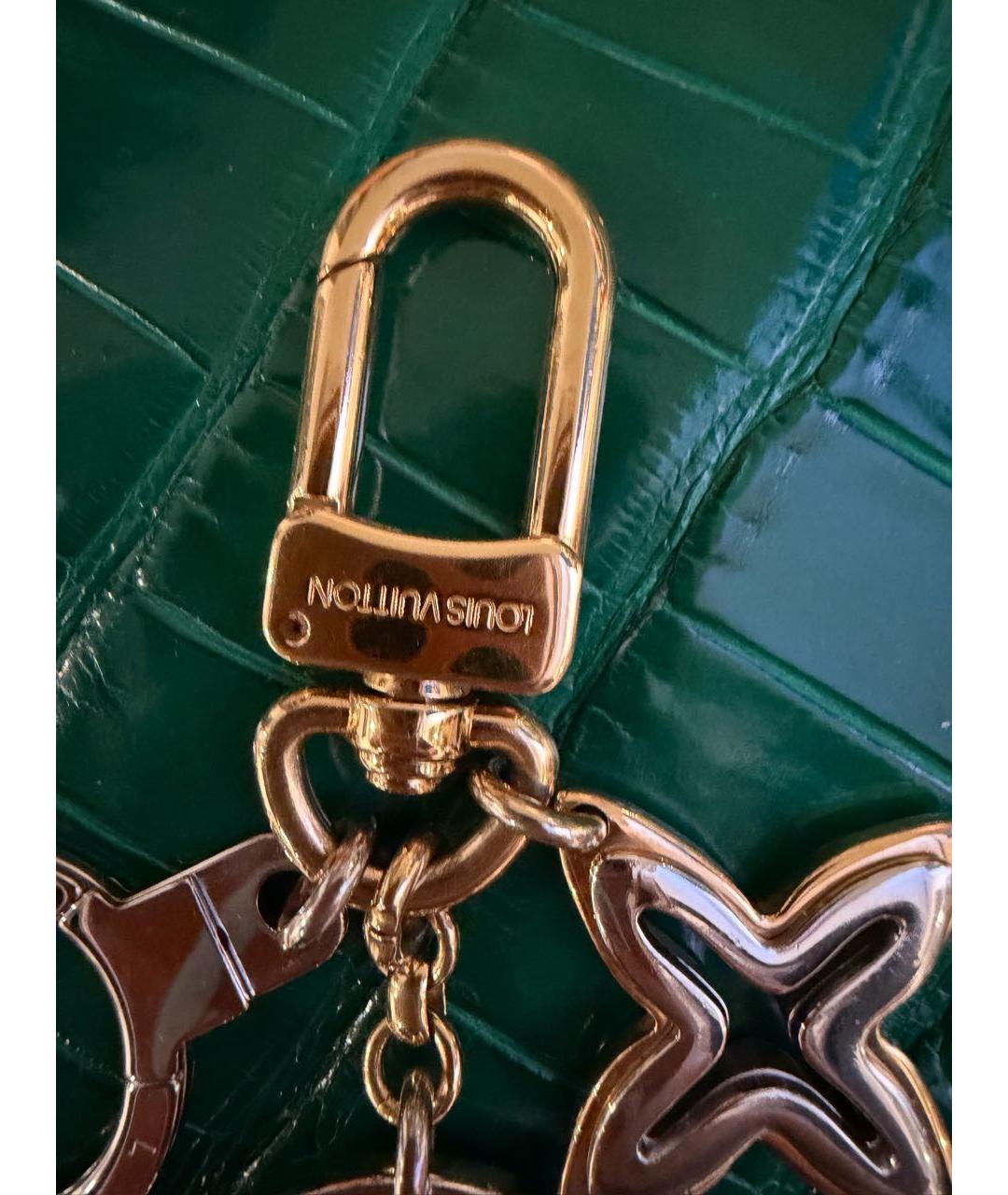 LOUIS VUITTON Золотой брелок, фото 2