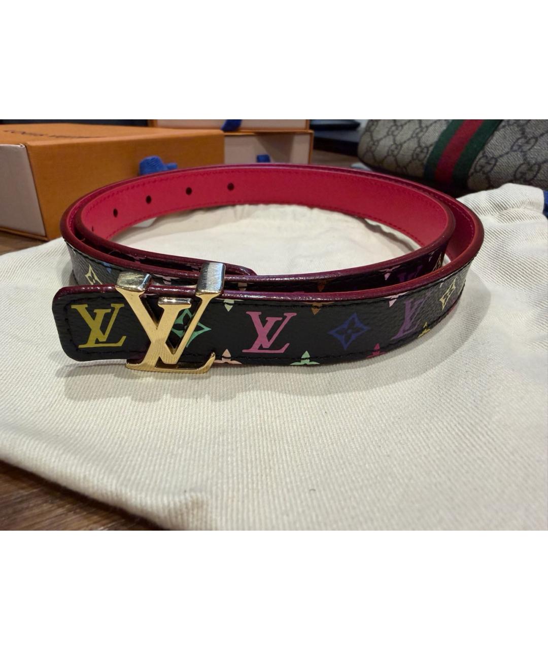 LOUIS VUITTON Мульти кожаный ремень, фото 9
